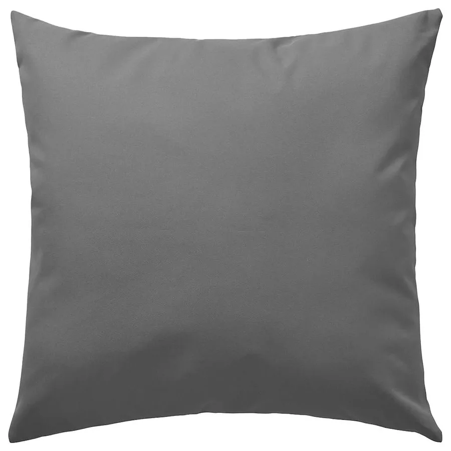Oreiller d'extérieur lot de 2 45 x 45 cm Gris - 3