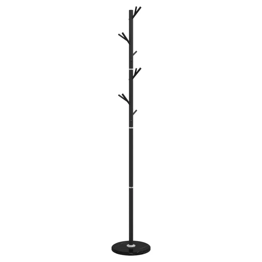 Porte-manteau noir 175 cm fer enduit de poudre - 2