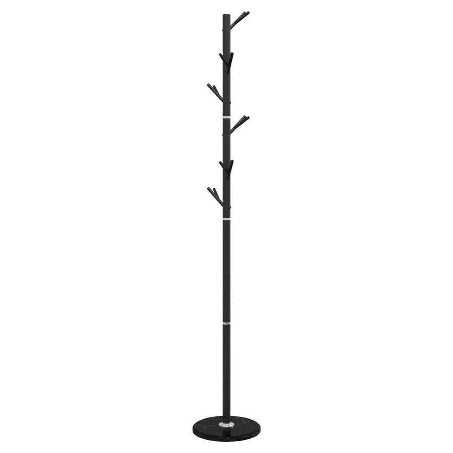 Porte-manteau noir 175 cm fer enduit de poudre - 5