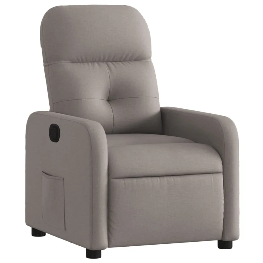 Fauteuil inclinable Taupe Tissu - 2