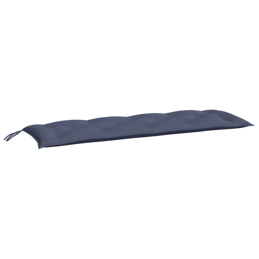 Coussin de banc de jardin bleu marine 150x50x7 cm tissu oxford - 4
