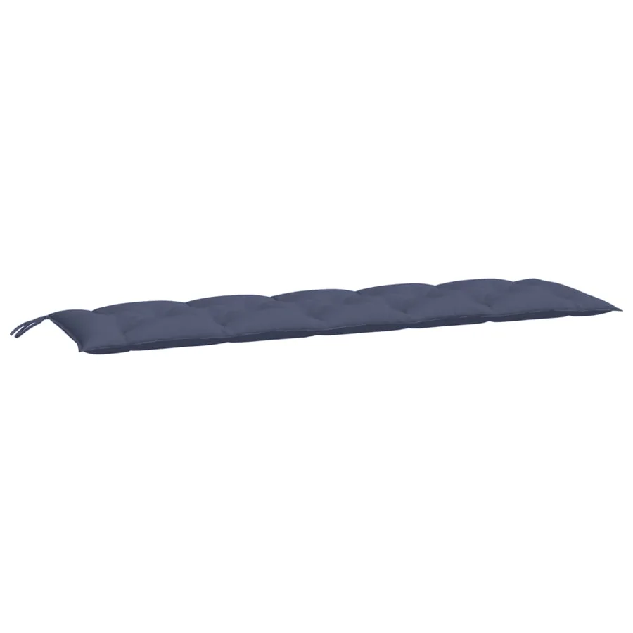 Coussin de banc de jardin bleu marine 180x50x7 cm tissu oxford - 4