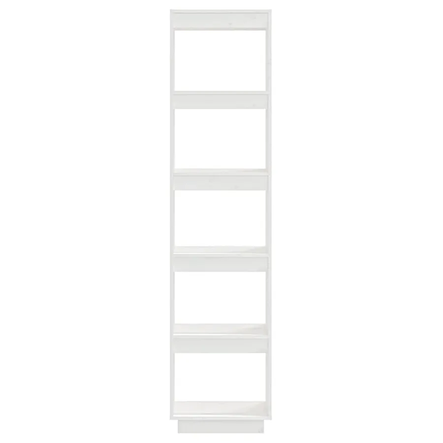 Bibliothèque/Séparateur de pièce Blanc 40x35x167 cm Pin solide - 5