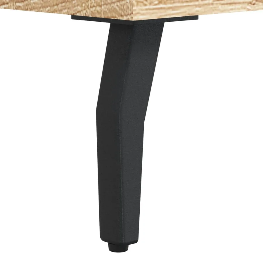 Buffet chêne sonoma 69,5x34x90 cm bois d'ingénierie - 11