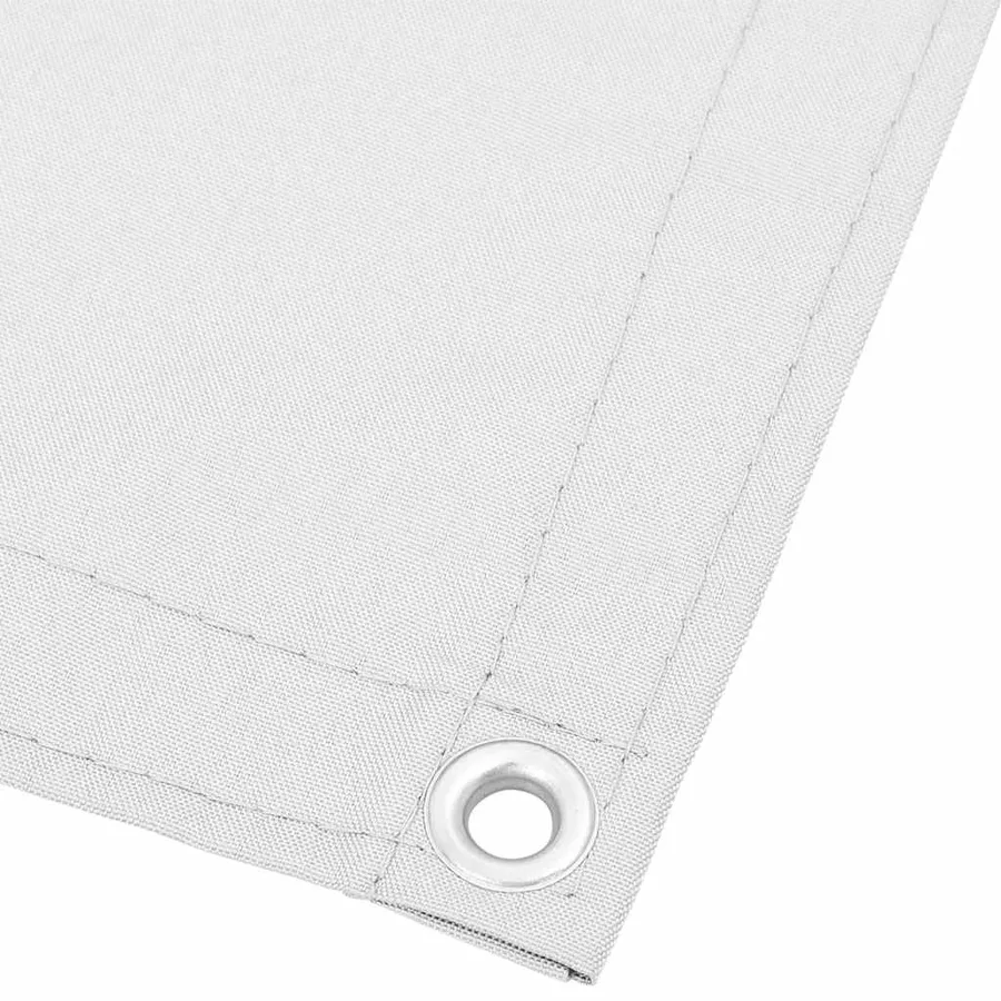 Écran de balcon blanc 75x700 cm 100% polyester oxford - 4