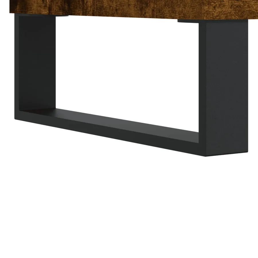 Buffets 2 pcs chêne fumé 40x35x70 cm bois d'ingénierie - 11
