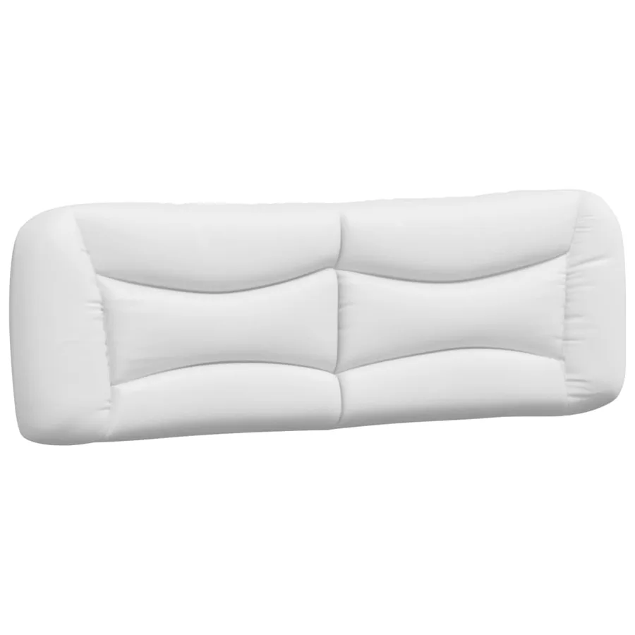 Coussin de tête de lit Hvar blanc 160 cm similicuir - 2