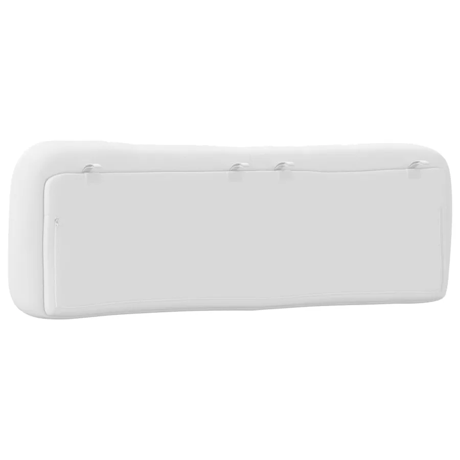 Coussin de tête de lit Hvar blanc 160 cm similicuir - 7
