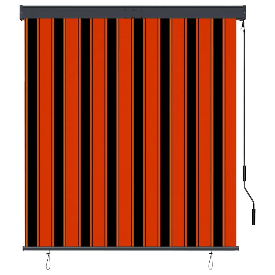 Store roulant d'extérieur 140x250 cm Orange et marron - 2