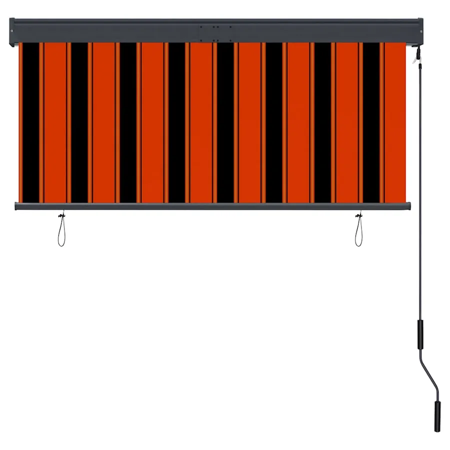 Store roulant d'extérieur 140x250 cm Orange et marron - 4
