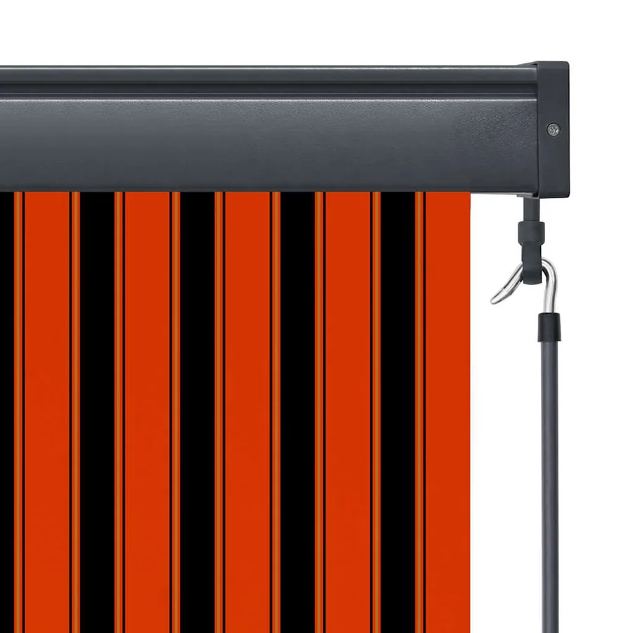 Store roulant d'extérieur 140x250 cm Orange et marron - 8