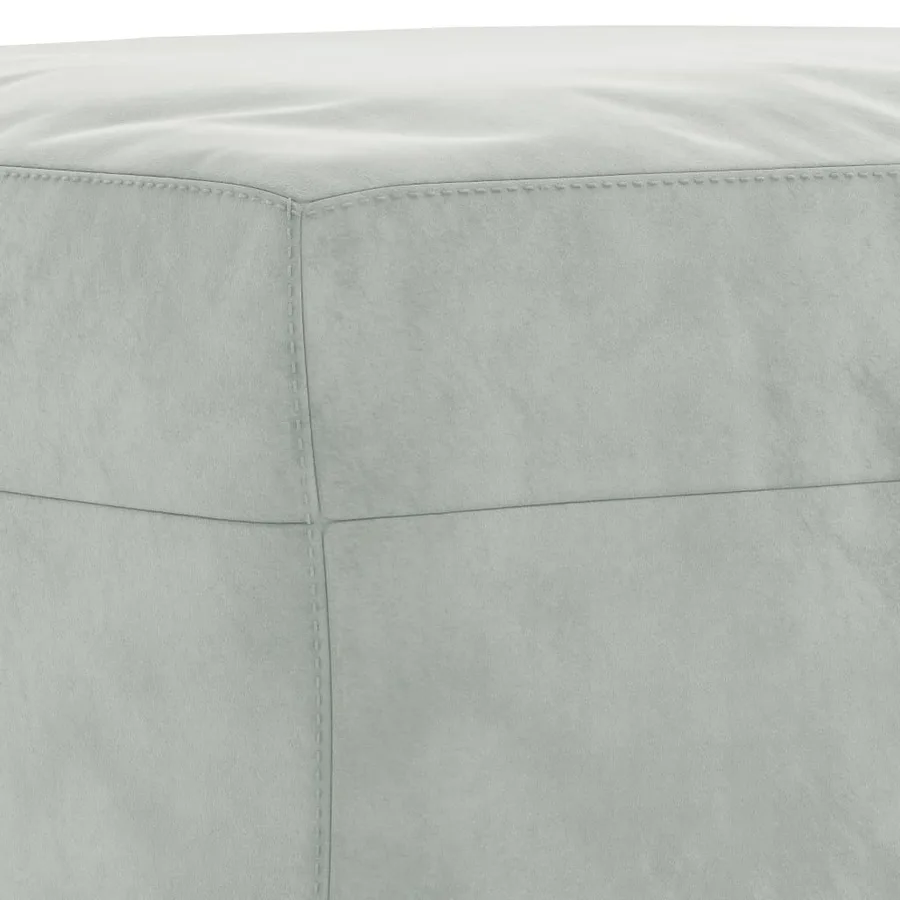 Ensemble de canapés 3 pcs avec coussins Gris clair Velours - 7
