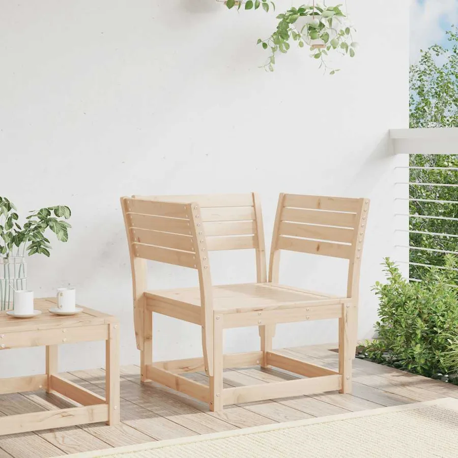Chaises de jardin bois massif de pin - 3
