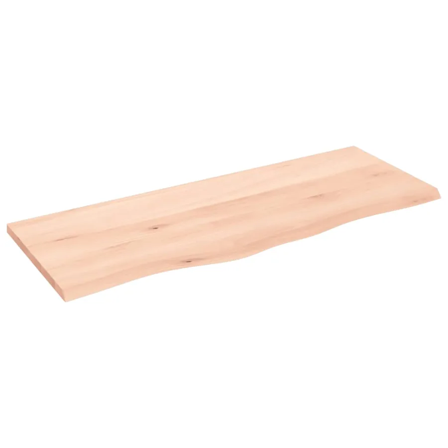 Étagère murale 100x40x2 cm bois de chêne massif non traité - 2