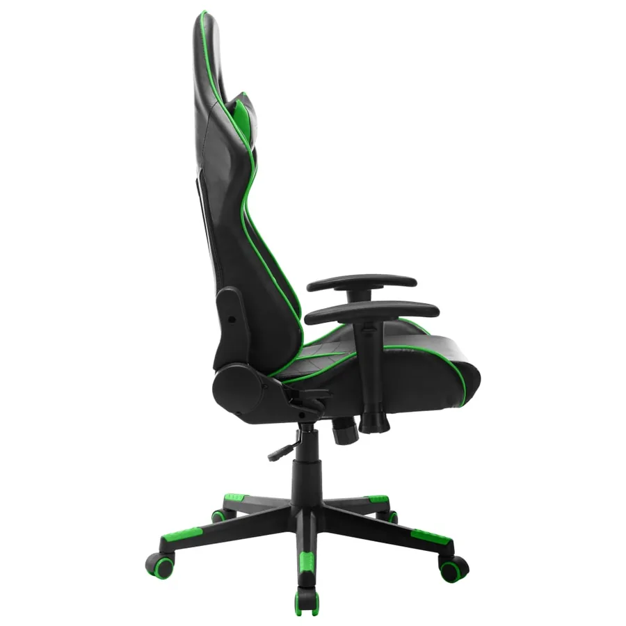 Chaise de jeu Noir et vert Cuir artificiel - 3