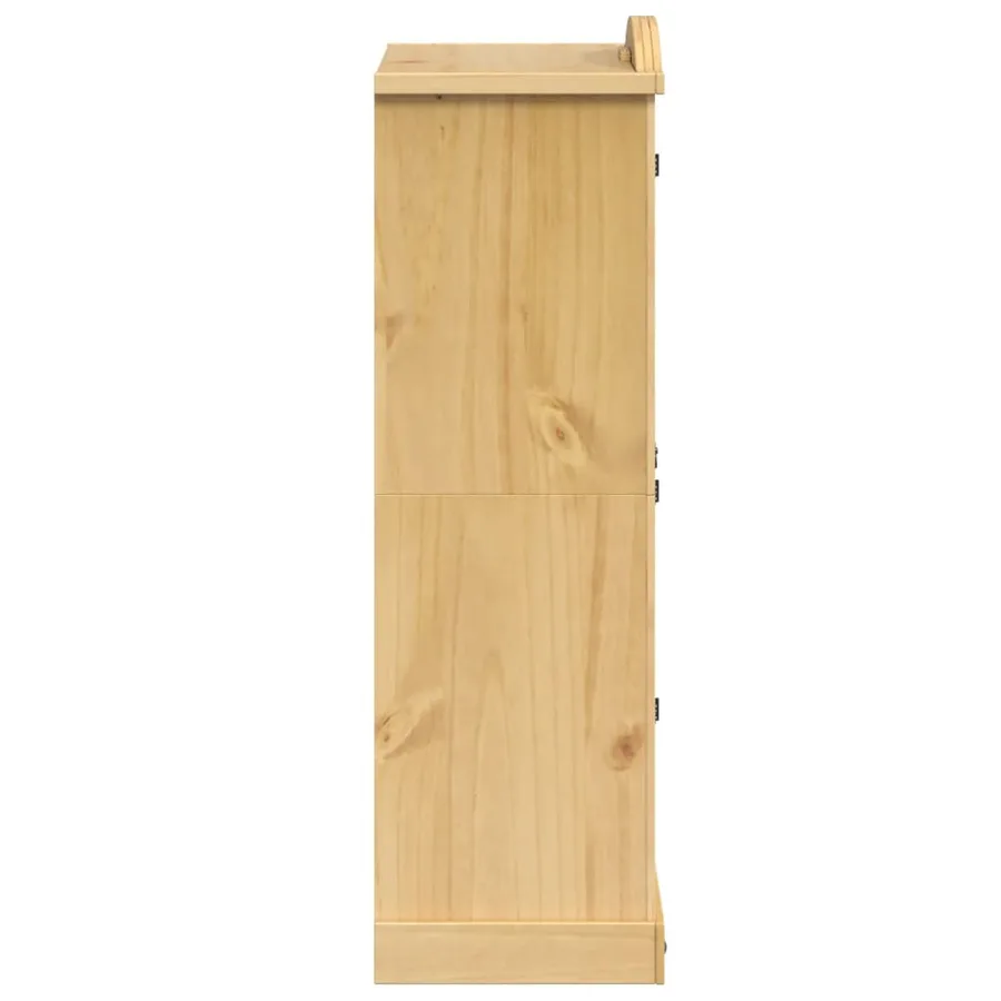Armoire « Corona » 101 x 52 x 170 cm Bois massif Pin - 5