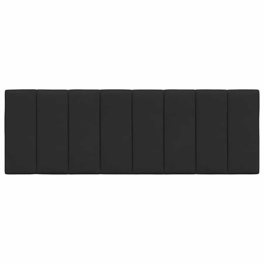 Coussin de tête de lit Hanko noir 140 cm velours - 5