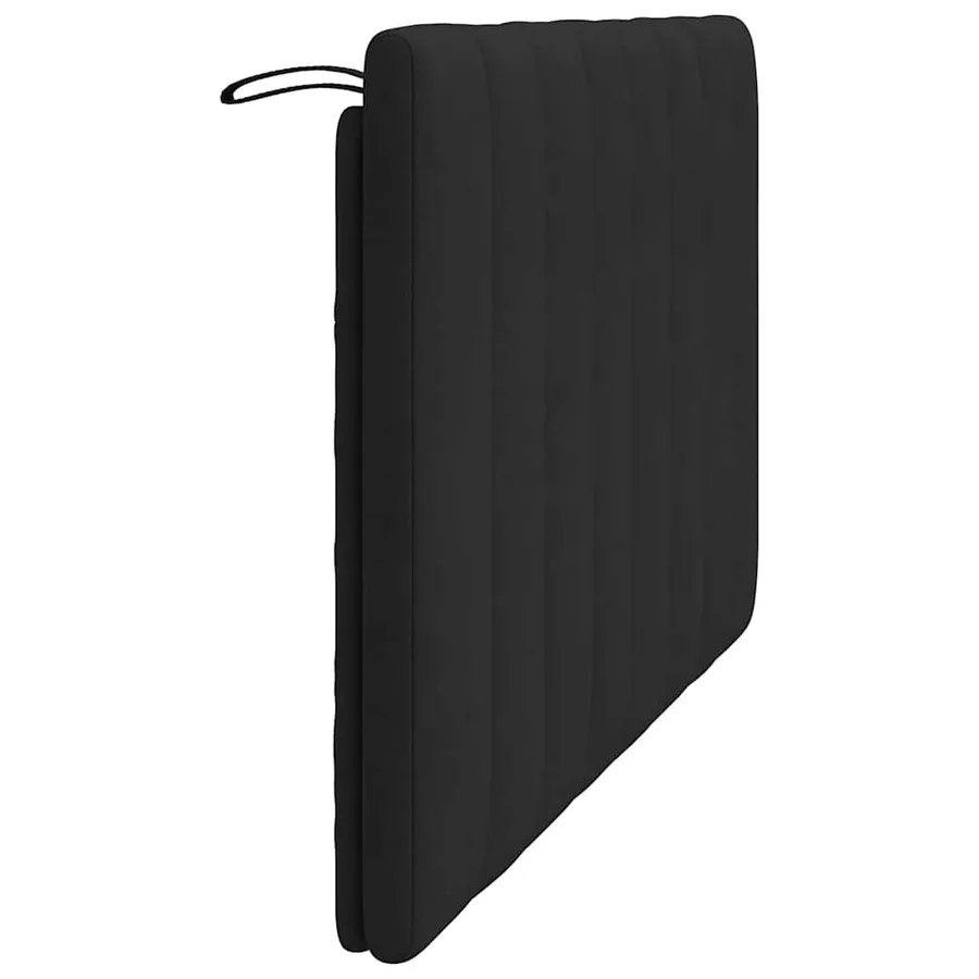 Coussin de tête de lit Hanko noir 140 cm velours - 6