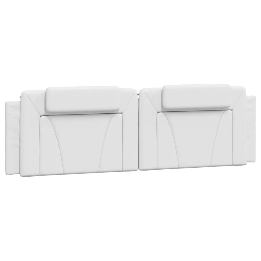 Coussin de tête de lit Viana blanc 180 cm similicuir - 2