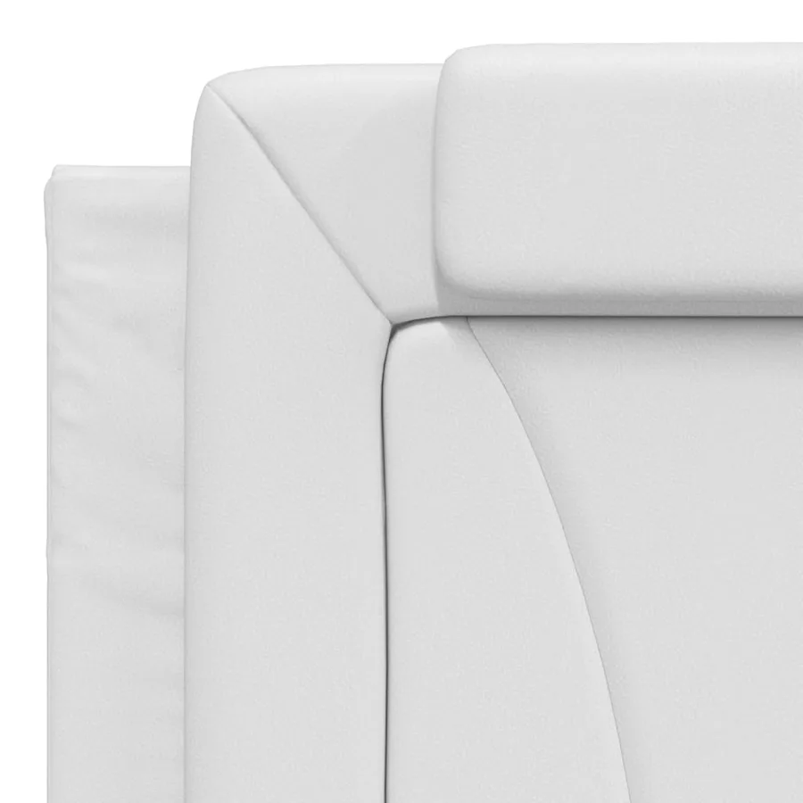 Coussin de tête de lit Viana blanc 180 cm similicuir - 8