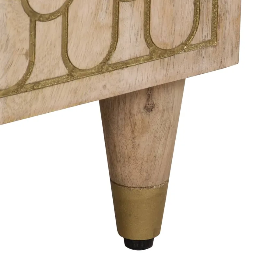Armoires latérales 3 pcs 60x33x75 cm bois massif de manguier - 10