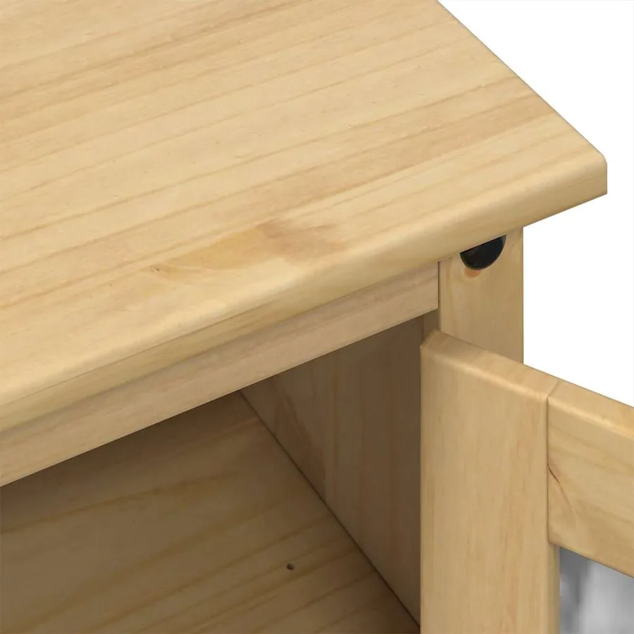Meuble TV Corona 100x45x58 cm bois de pin massif - 7