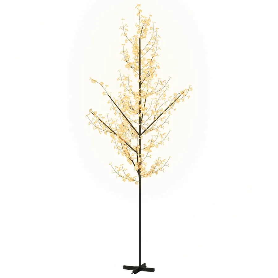 Arbre à LED fleur de cerisier 672 LED Blanc chaud 400 cm - 2