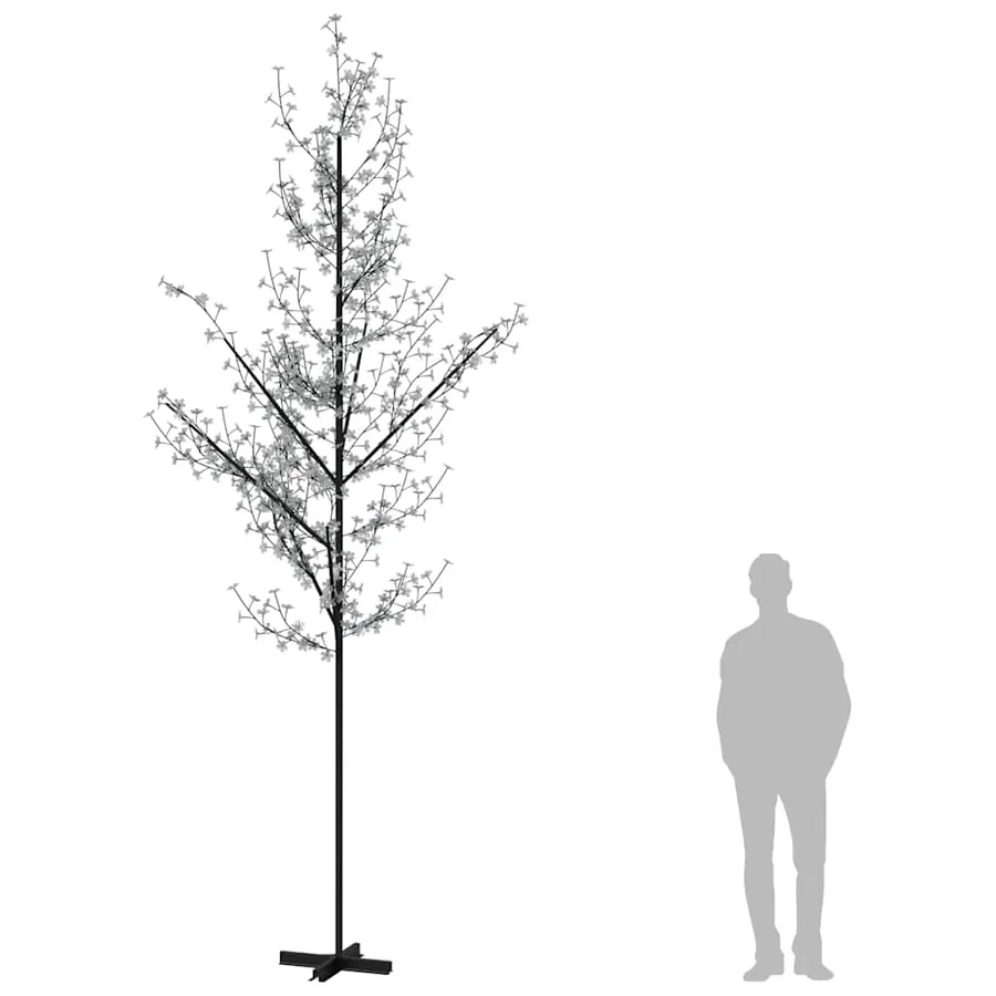 Arbre à LED fleur de cerisier 672 LED Blanc chaud 400 cm - 7