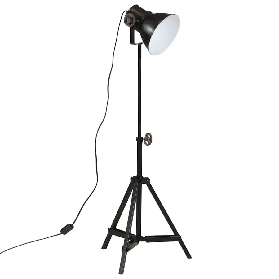 Lampadaire 25 W noir 35x35x65/95 cm E27 - 2
