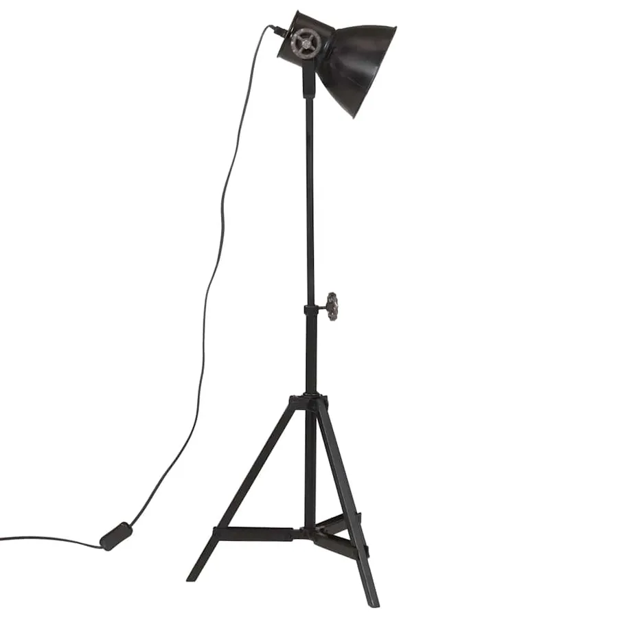 Lampadaire 25 W noir 35x35x65/95 cm E27 - 4