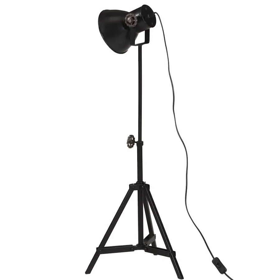 Lampadaire 25 W noir 35x35x65/95 cm E27 - 5