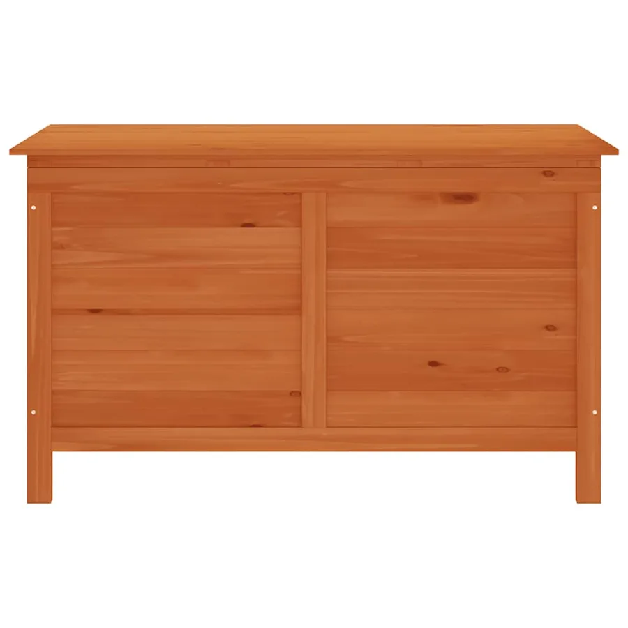 Boîte de rangement de jardin 99x49,5x58,5 cm bois massif sapin - 4