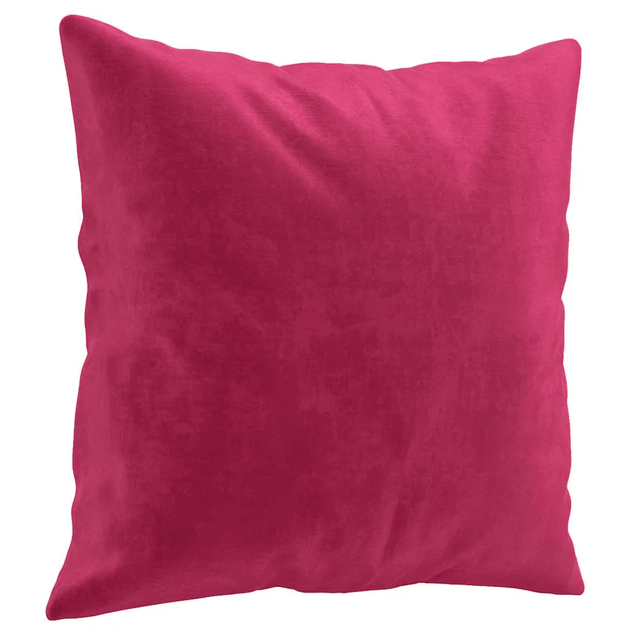 Canapé 2 places avec oreillers bordeaux 140 cm velours - 6