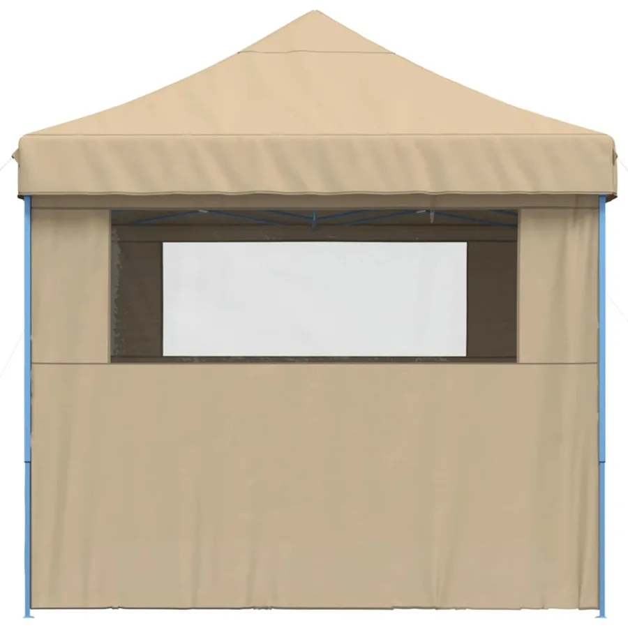 Tente de réception pliable escamotable avec 4 parois latérales - 4