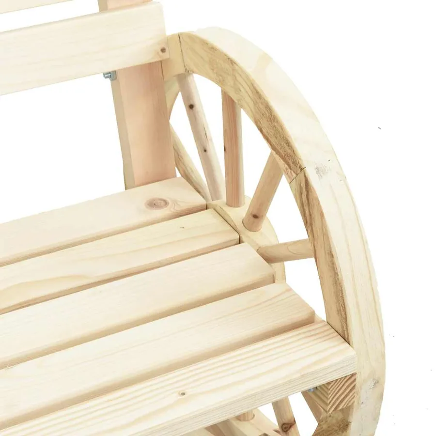 Chaises de jardin lot de 4 Bois de sapin massif - 8
