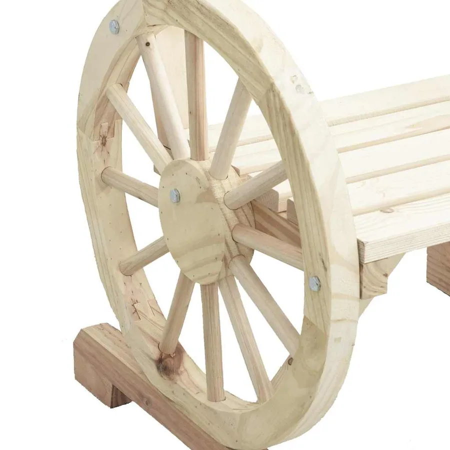 Chaises de jardin lot de 4 Bois de sapin massif - 9