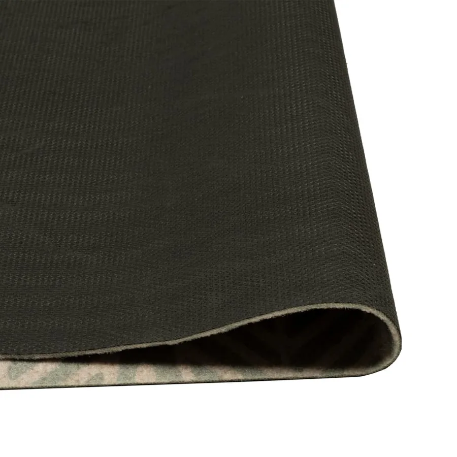 Tapis de cuisine lavable impression feuilles 60x300 cm velours - 4