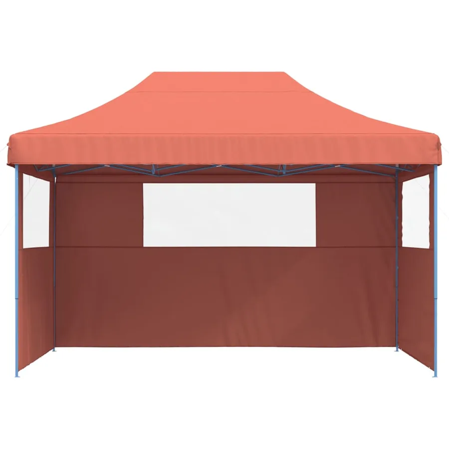 Tente de réception pliable escamotable avec 3 parois latérales - 3