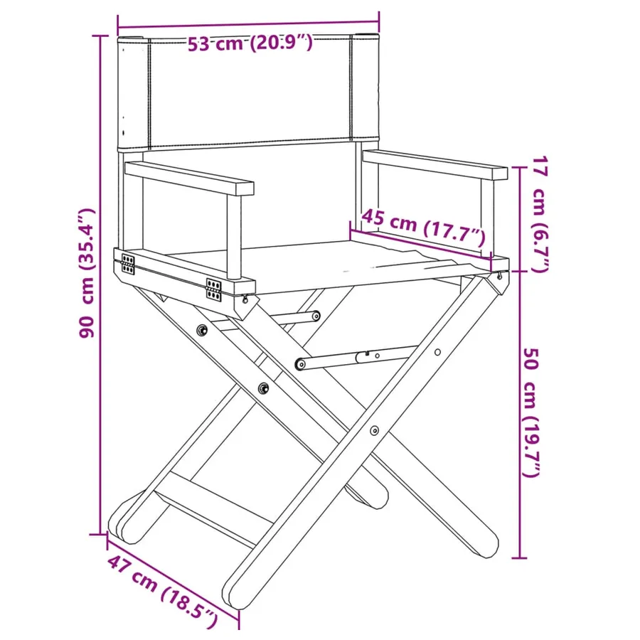 Chaises de jardin pliables lot de 6 blanc crème tissu - 9