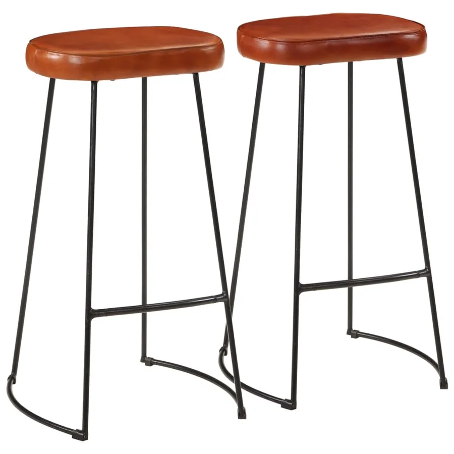 Ensemble de bar 3 pcs bois de manguier brut massif et métal - 2