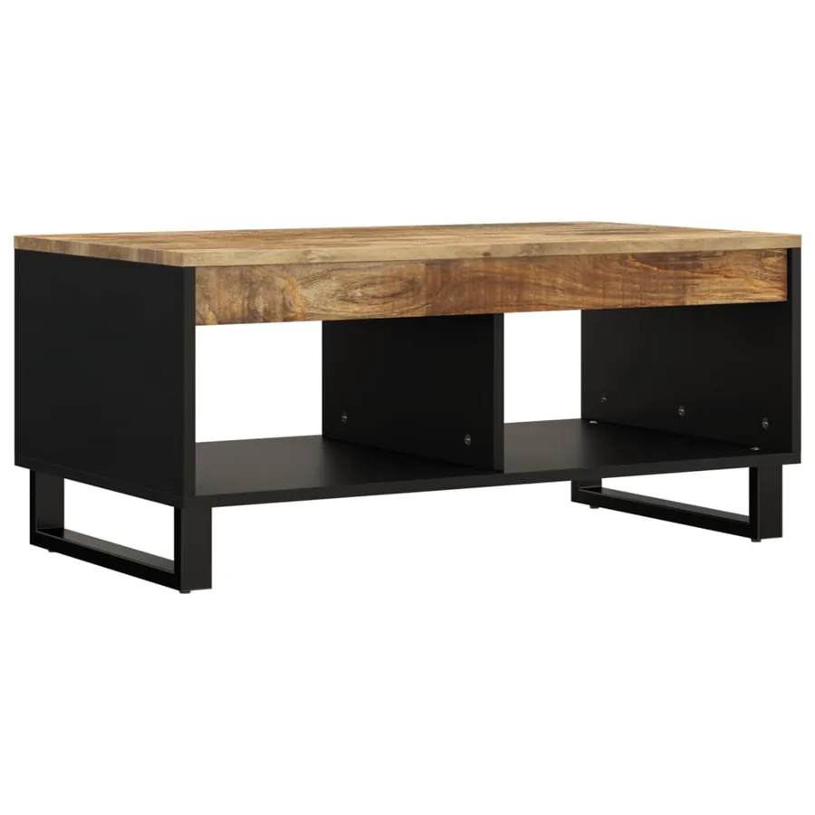 Table basse 90x50x40 cm bois de manguier massif - 8