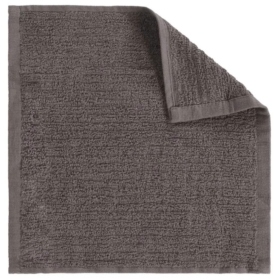 Ensemble de serviettes 12 pcs noir coton - 12