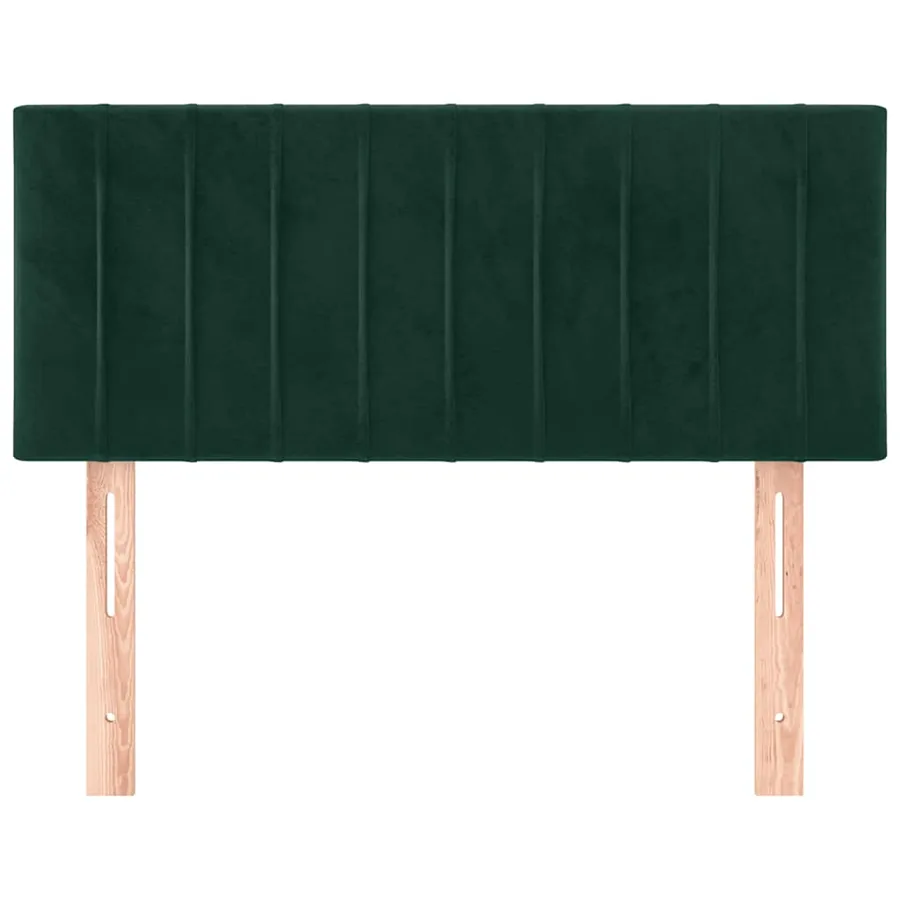 Tête de lit Vert foncé 80x5x78/88 cm Velours - 3