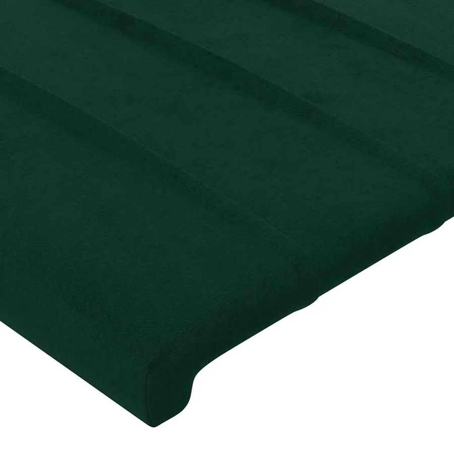 Tête de lit Vert foncé 80x5x78/88 cm Velours - 4