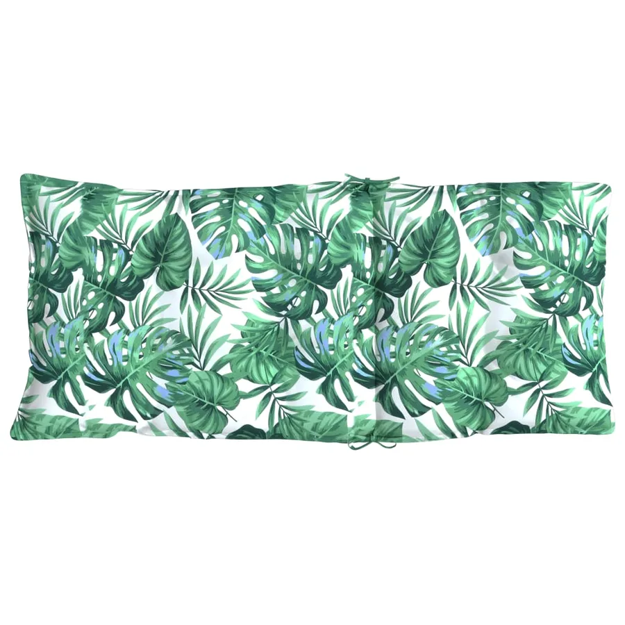 Coussins de chaise à dossier haut lot de 4 modèle de feuille - 7