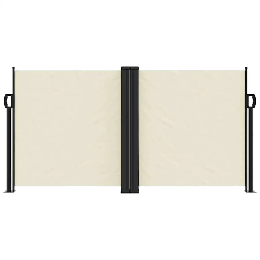 Auvent latéral rétractable crème 120x1000 cm - 3