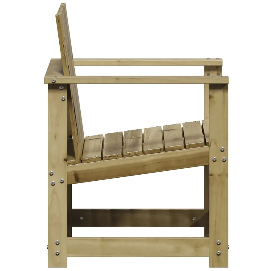 Salon de jardin 3 pcs bois de pin imprégné - 5