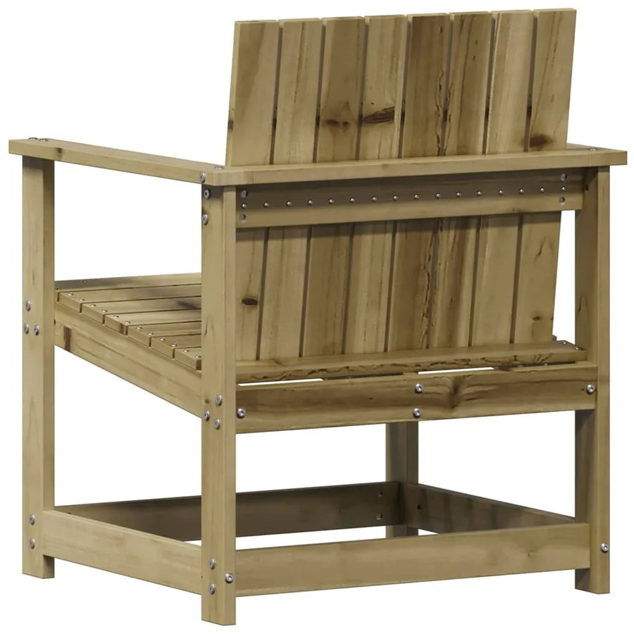 Salon de jardin 3 pcs bois de pin imprégné - 6