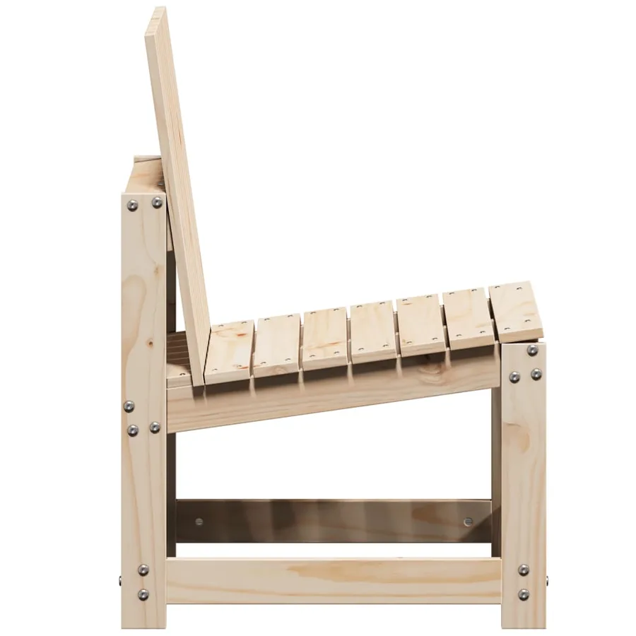 Chaise de jardin 50,5x55x77 cm bois de pin massif - 5