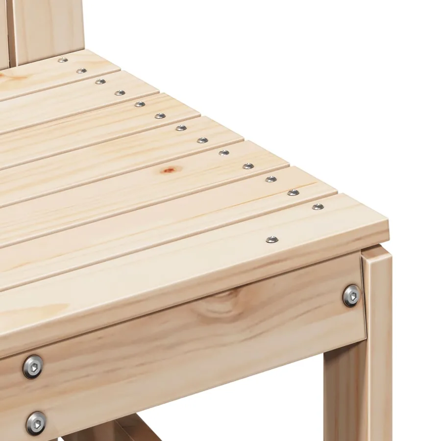Chaise de jardin 50,5x55x77 cm bois de pin massif - 7